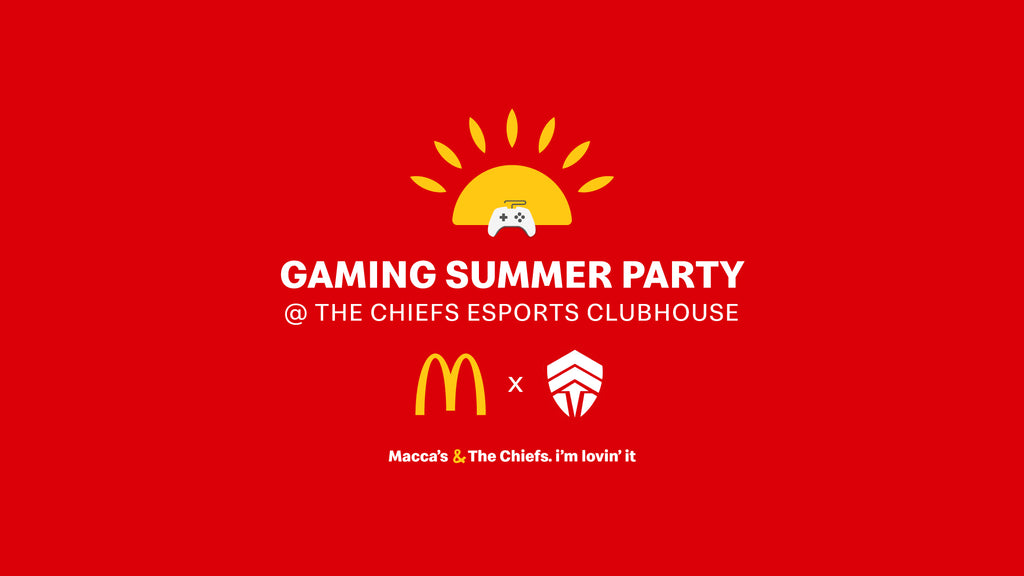 Macca's and The Chiefs are teaming up for an epic Summer LAN Party