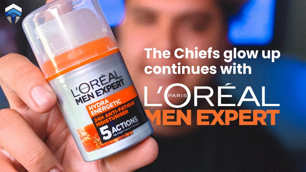 THE CHIEFS GLOW UP CONTINUES WITH L’ORÉAL MEN EXPERT