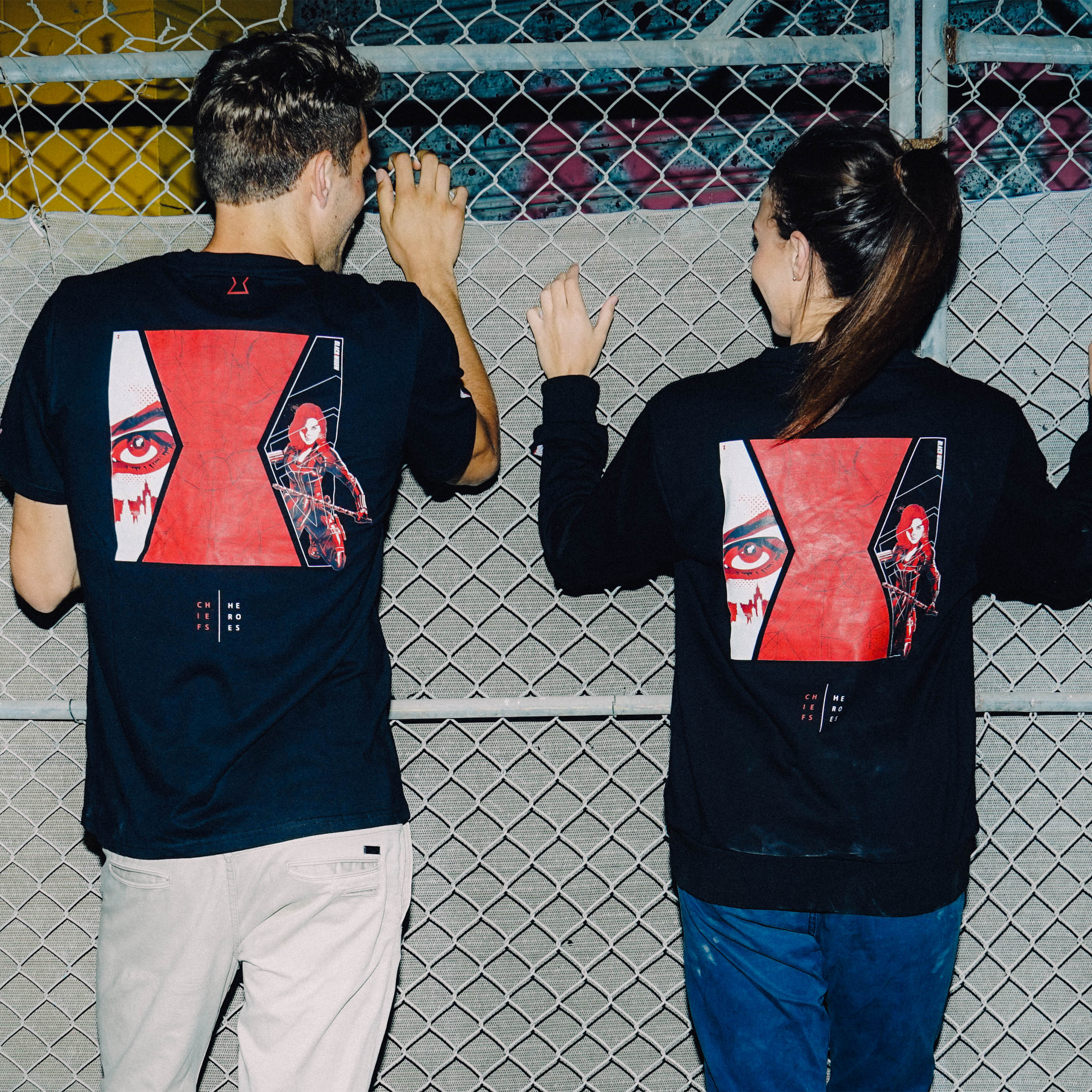 Chiefs x Marvel Black Widow Tee